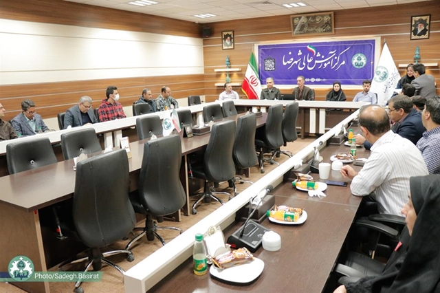  نشست مشترک مرکز آموزش عالی شهرضا با دفتر همکاری‌های فولاد مبارکه اصفهان در دانشگاه اصفهان و شرکت MSTID برگزار شد